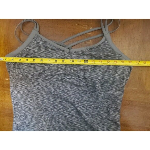 The North Face Flashdry Strappy Racerback Pullover Tank Top XLarge Heather Grey - Picture 5 of 7